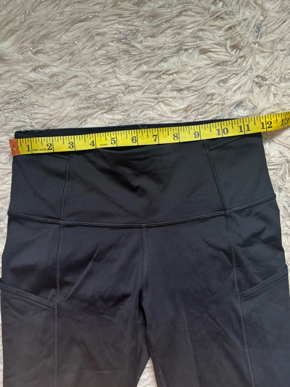 Lululemon Athletica Black Women’s Fast And Free Crop Leggings Size 4